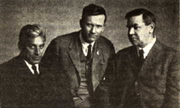 Истмен, Кэннон и Хейвуд в 1922 г.
